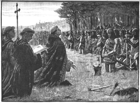 THE THANKSGIVING SERVICE ON THE FIELD OF AGINCOURT
