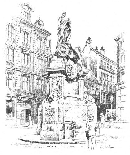 PLACE DE LA PUCELLE, ROUEN Photo: Neurdein Frères, Paris