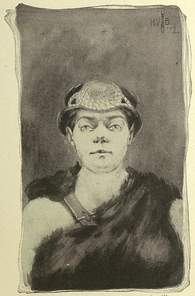 person with forehead guard on