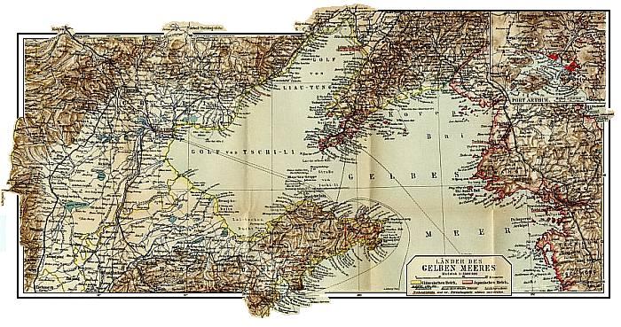 Länder des Gelben Meeres.