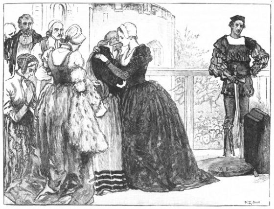 ANNE BOLEYN'S LAST FAREWELL OF HER LADIES