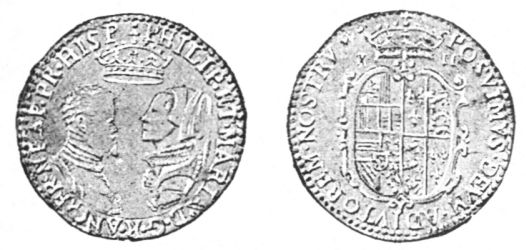 SHILLING OF PHILIP AND MARY