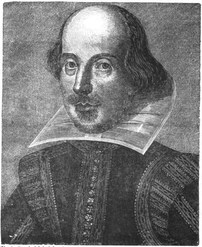 SHAKESPEARE From the Portrait by Droeshout in the First Folio