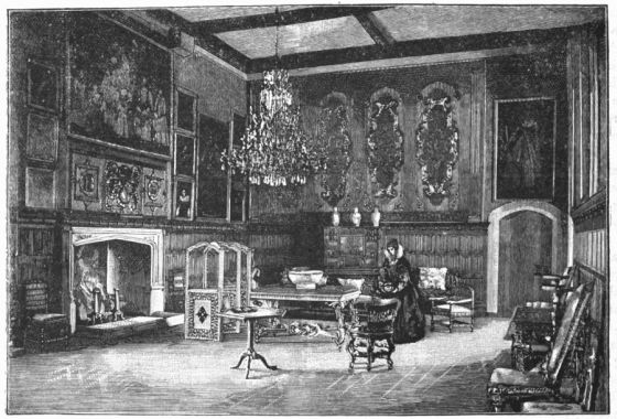 ELIZABETHS DRAWING-ROOM, PENSHURST PLACE From a Photograph by Carl Norman and Co., Tunbridge Wells