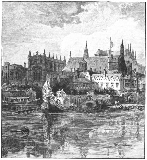 THE OLD PALACE, WESTMINSTER, IN THE TIME OF CHARLES I