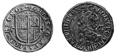 BRIOT SHILLING OF CHARLES I