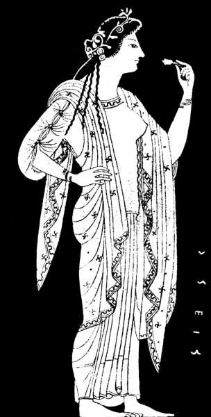 Fig. 16.—Vase-painting by Euxitheos—British Museum. Illustration: Vase-painting by Euxitheos—British Museum