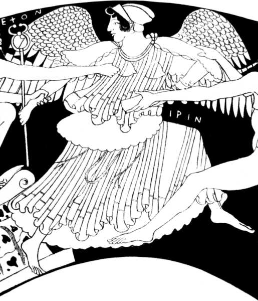 Fig. 29.—Vase-painting by Brygos—British Museum. Illustration: Vase-painting by Brygos—British Museum