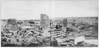Image unavailable: A REMARKABLE STAIRWAY AT TIAHUANACO