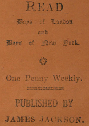 Advert for Jackson's books