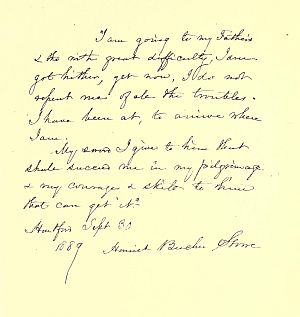 Handwritten letter—page 2