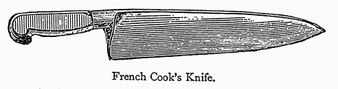 French Cook's Knife. French Cook's Knife.
