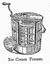 Ice Cream Freezer. Ice Cream Freezer.