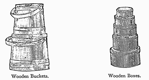 Wooden Buckets. Wooden Buckets.