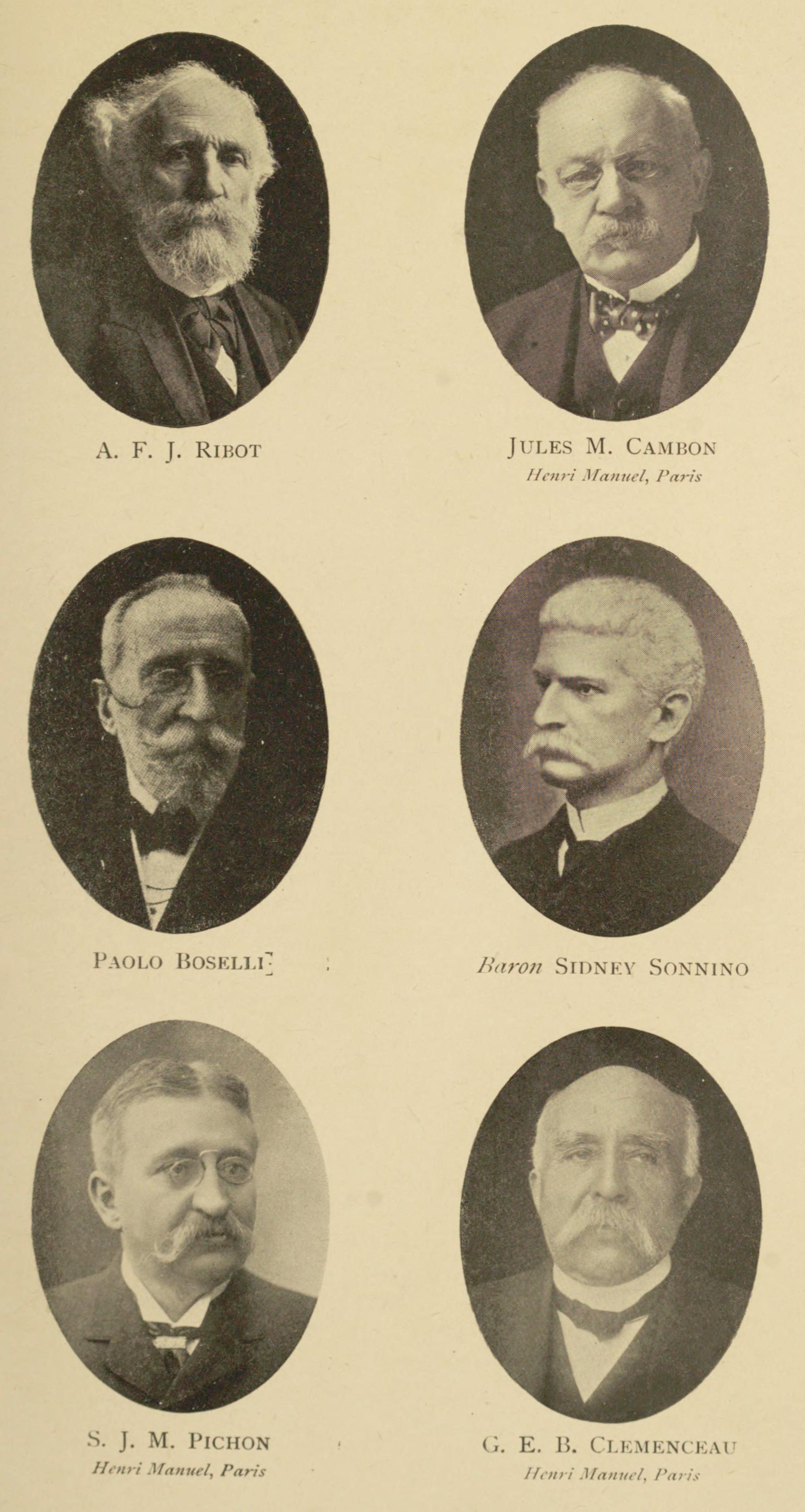 (‡ Portaits of French Diplomats)