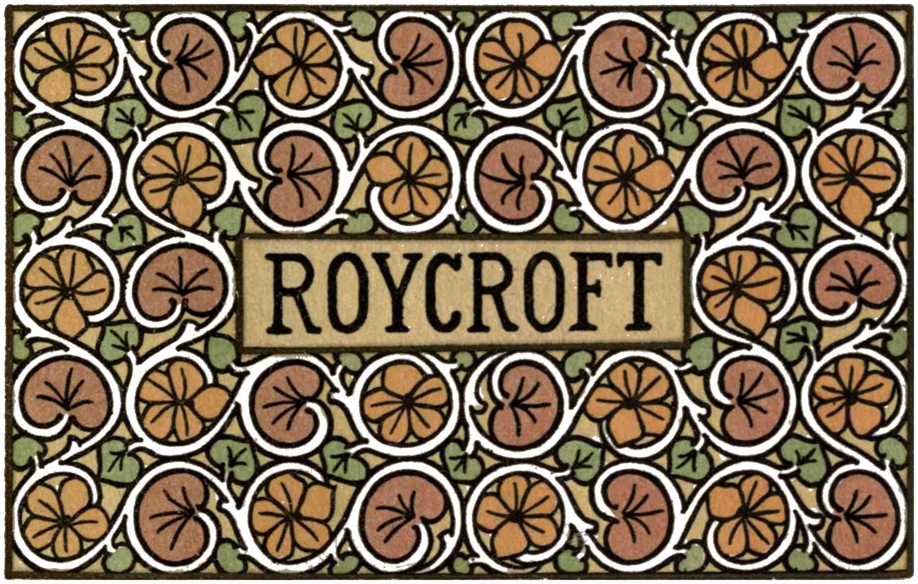 ROYCRAFT (decorative tailpiece)