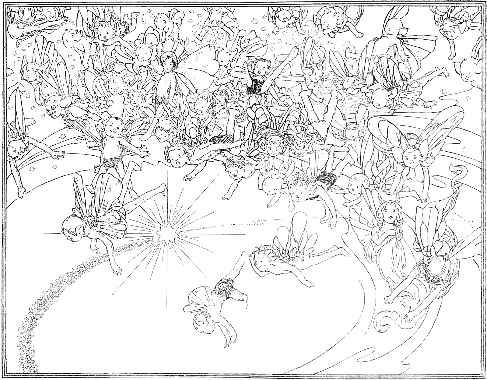 At once all the little people were hurrying to obey the monarch’s behest