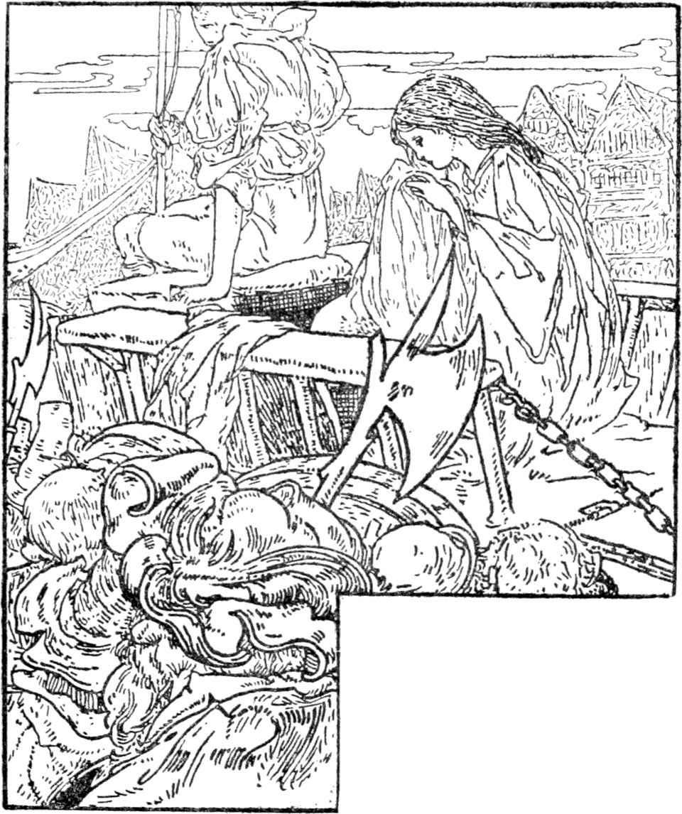 Even on her way to her death she could not abandon her unfinished work