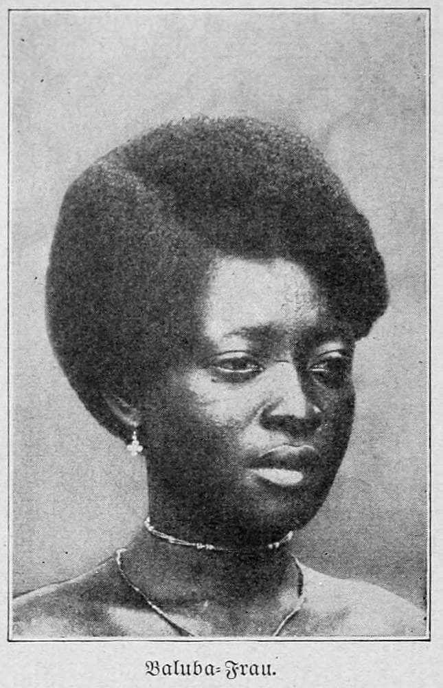 Baluba-Frau